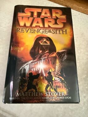 Star Wars: Revenge of the Sith Hardcover Book - Black, Orange, Yellow Artwork